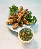 Chicken Wings mit Chilisauce