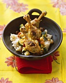 Chicken and courgette tajine with couscous