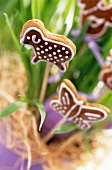 Easter gingerbread in an Easter decoration