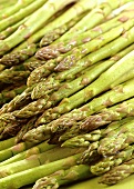 Freshly washed green Thai asparagus (close-up)