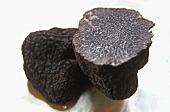 Black truffle, halved
