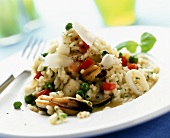 Seafood risotto
