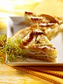Fennel and apple quiche with Parmesan