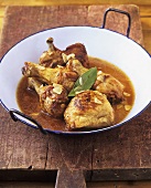 Spanish garlic chicken (pollo al ajillo)