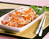 Asian glass noodle salad with tuna