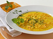 Carrot soup with curry