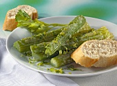 Celery gratin with white bread