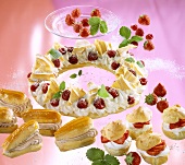 Assorted choux pastries