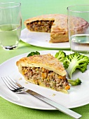 Lamb pie with carrots