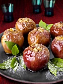 Baked apples with nut filling