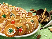 Decorated spice biscuits