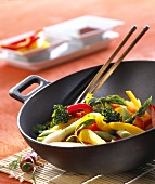 Wok mit Gemüse