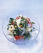 Nudelsalat mit Rucola