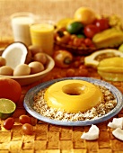 Quindim (coconut and egg pudding, Brazil)