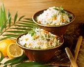 Rice with exotic fruit