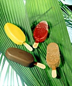 Ice creams with chocolate & fruit coatings (Magnum & Solero)