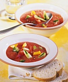Gazpacho (cold tomato soup)