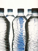 Several water bottles