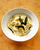 Gnocchi al Gorgonzola (Gnocchi mit Gorgonzola-Sauce, Italien)