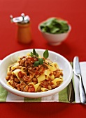 Pappardelle with white beans and tuna