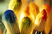 Paintbrush with food colourings
