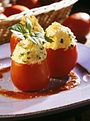 Grilled stuffed tomatoes