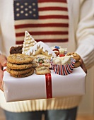 Several different American cookies