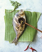 Fried bream with chili sauce (Thailand)