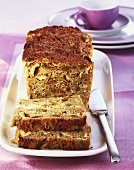 Wholemeal fruit cake with dried fruit