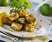 Scallops with parsley
