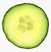 A slice of cucumber