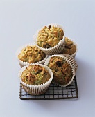 Five courgette muffins (Aga Cooking)