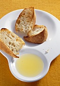 Olive oil and toasted ciabatta