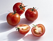 Tomatoes (Lycopersicon esculentum), variety 'Solairo'