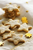 Several star biscuits