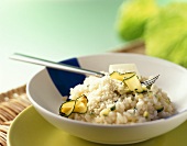 Courgette risotto with Parmesan