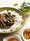 Thit bo nuong (beef with lemon grass, Vietnam)