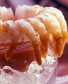 Shrimps mit Cocktailsauce