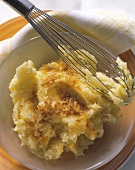 Mashed Potatoes with Bread Crumbs; Whisk