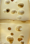 Close Up of Swiss Cheese