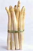 A bundle of white asparagus