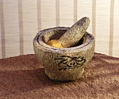 An Old Fashioned Mortar and Pestle
