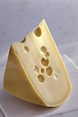A Wedge of Emmenthal Cheese