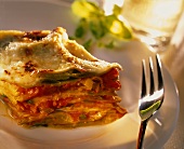 Lasagne vegetariane (vegetable lasagne), Emilia-Romagna, Italy