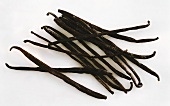 Several vanilla pods