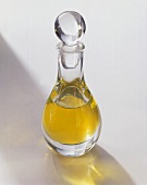 Olive oil from Liguria in a small bottle