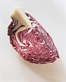 A quarter of a red cabbage