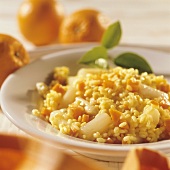 Risotto giallo (carrot & asparagus risotto), Lombardy, Italy