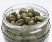 Capers in a jar