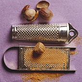 Nutmeg with grater